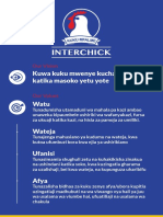 Interchick English and Swahili Version.