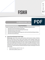 FIsika KTSP & K-13 KESEIMBANGAN BENDA TEGAR. K e l a s. A. Syarat Keseimbangan Benda Tegar