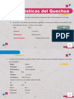 Diapositivas Características de Quechua
