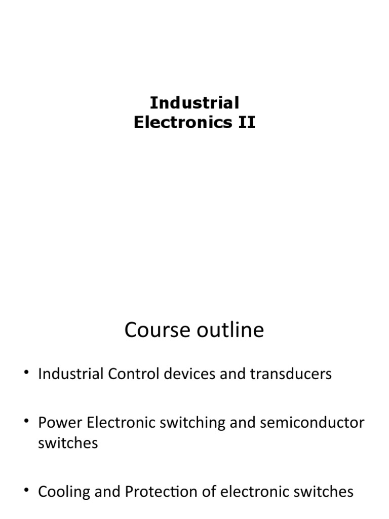 Chapter 1 | PDF | Relay | Switch