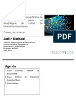 CASO MEXICANO-Mecanismos de compartición de infraestructura para el despliegue de redes de telecomunicaciones. 