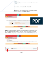 T02 - Abrir Nuevo Tema de Discusion (Foro de Debate)