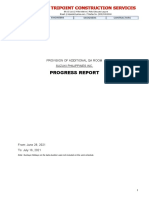 Progress Report: Provision of Additional Qa Room Suzuki Philippines Inc