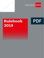 2019 Rulebook Effective 1 January 2019)