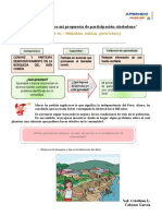 DÍA 04 - PERSONAL SOCIAL - "Elaboro Mi Propuesta de Participación Ciudadana"