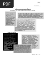 resumo ciencia com consciencia