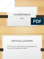 Crystallization