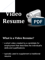 Video Resume