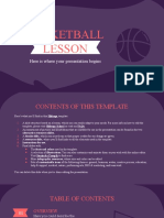 Basketball Lesson: Here Is Where Your Presentation Begins