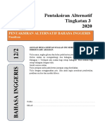 Pentaksiran Alternatif Tingkatan 3 2020