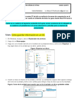 TEMA: Cómo Guardar Información en Un CD