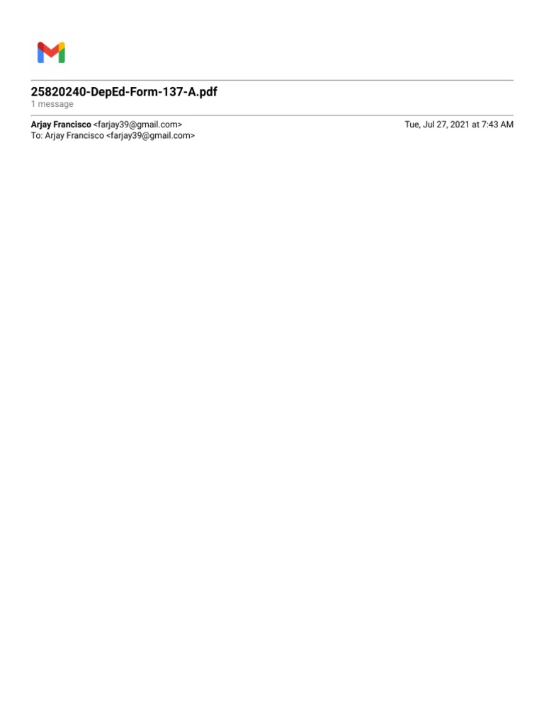 DepEd Form 137-A Guide | PDF