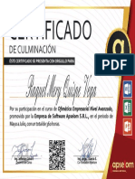 Certificado Raquel