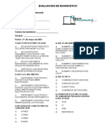 Evaluacion para Estudiantes