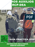 Guía de Primeros Auxilios, RCP y DEA 2020