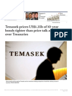Temasek Bond Issue.2018