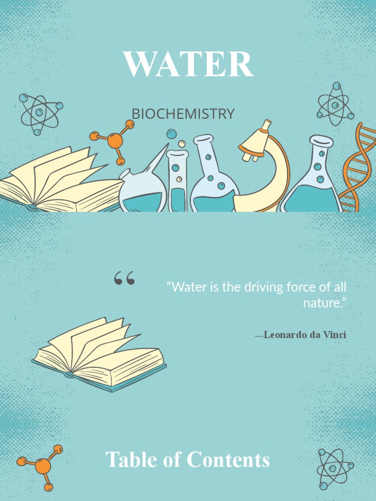 Water Biochemistry and Properties | PDF | Intermolecular Force ...