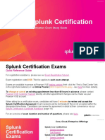 Splunk Certification: Certification Exam Study Guide