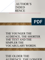 Know The Audience PPT 2