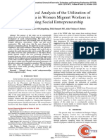 A Sociological Analysis of The Utilization of Social Media in Women Migrant Workers in Developing Social Entrepreneurship