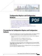 Prerequisites For Configuration Replace and Configuration Rollback