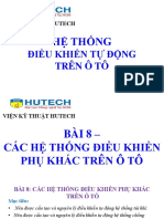 Bai 8 - Cac He Thong Dieu Khien Phu Khac Tren o To - HUTECH