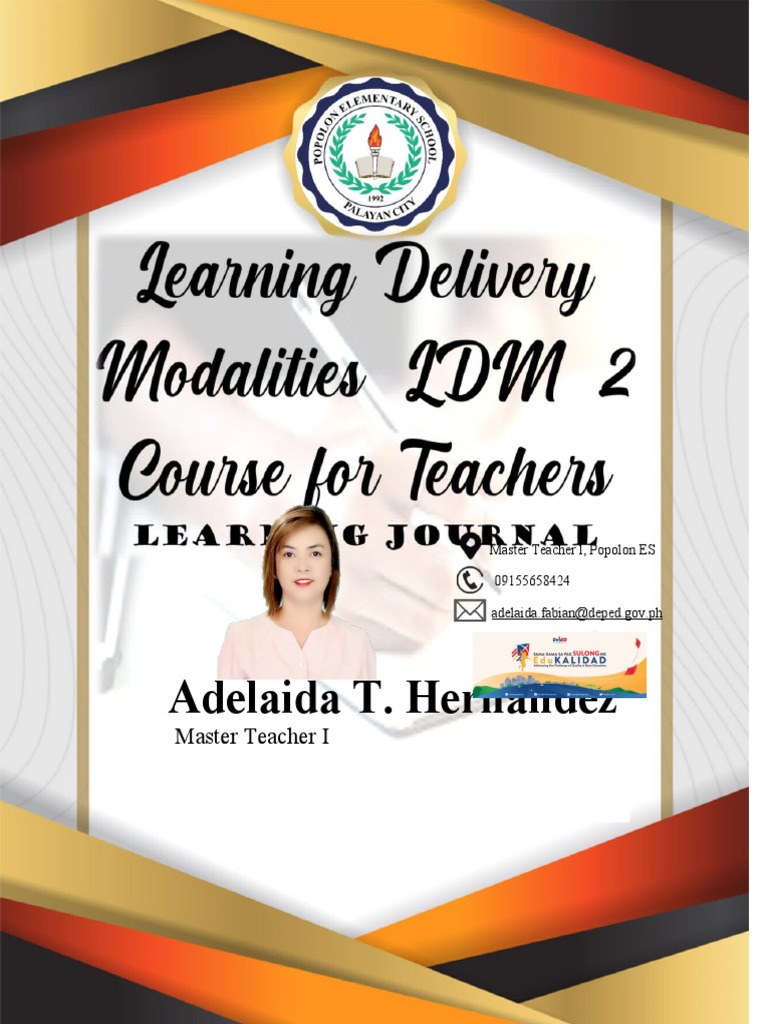 Learning-Journal-A T Hernandez | PDF | Curriculum | Distance Education