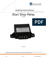 Start Stop Relay: Operating Instructions