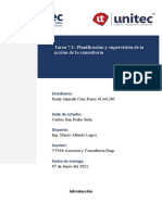 Tarea 7.1: Planificación y Supervisión de La Acción de La Consultoría