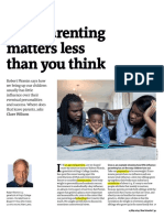 New - Scientist - 25!05!2019 Why Parenting Matters Less Than You Think