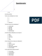 questionnaire to be attched pdf