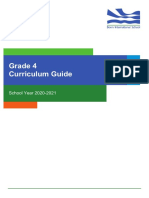 Grade 4 Curriculum Guide: School Year 2020-2021