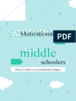 Motivational Sentences For Middle Schoolers by Slidesgo