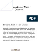 Mass Concrete Temperature