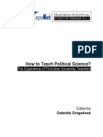 How To Teach Political Science