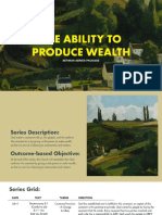 Ability to Produce Wealth Series Package