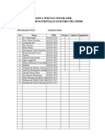 Daftar Terima PKL PMMB