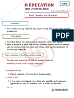 Food Security