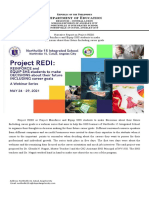 NARRATIVE REPORT ON PROJECT REDI DAY 1 AND 2 (1)