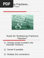 Dividing Fractions : and What It Means