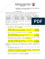 EQUITY SECURITIES With Answer For Uploading PDF