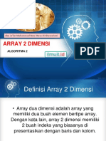Algo 2 Array 2 Dimensi ( Part 2 )