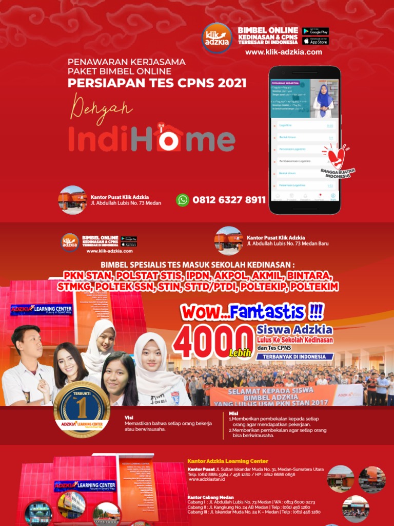 Kerjasama Paket Bimbel Online CPNS | PDF