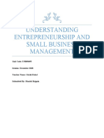 Understanding Entrepreneurship and Small Business Management