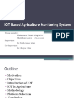 IOT Based Agriculture Monitoring System
