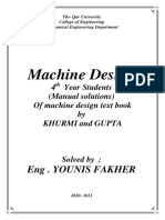 53698705 Manual Solutions for Machine Design by KHURMI and GUPTA