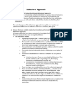 Behavioral Approach: 1. What Is The Focus of Leadership Behavior/behavioral Approach?