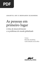 As pessoas em primeiro lugar