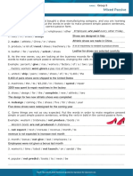 Mixed Passive Interactive Worksheet