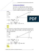 Solucionario Ejercicios Matemática Financiera Nivel I